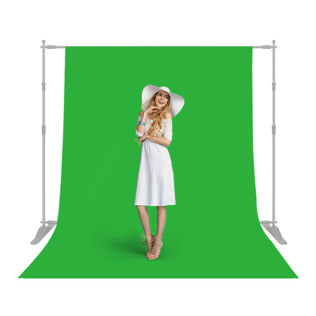 3x4M Collapsible Photo Shoot Background Backdrop for Photography Studio Green Screen Video Streaming & Gaming Photoshoot Props