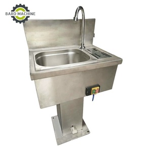 Piscina de Desinfección de Cuchillos de Acero Inoxidable Plateado con Pedal y Tanque de Lavado de Manos para <span class=keywords><strong>Talleres</strong></span> de Mataderos de Alimentos - Product Image 3