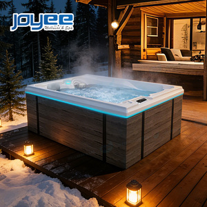 JOYEE Mini <span class=keywords><strong>Spa</strong></span> pour 2 Personnes, Jacuzzi pour <span class=keywords><strong>Couple</strong></span>, Fabricant Gecko, <span class=keywords><strong>Spa</strong></span> Extérieur Ariestech, Hydro-<span class=keywords><strong>massage</strong></span>, Whirlpool - Product Image 1