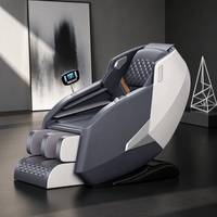 Sillón de Masaje Plegable Portátil de Lujo 3D Zero Gravity 2026 con Presión de Aire en Todo el Cuerpo y Cuero PU