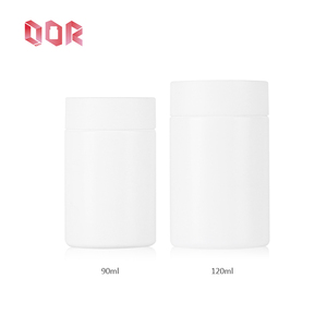 Proveedor a granel, botella de hombro oblicuo de HDPE, 3oz, 4oz, tarro de píldora opaco blanco, tapa a prueba de niños para cápsulas de curcumina de cúrcuma - Product Image 4