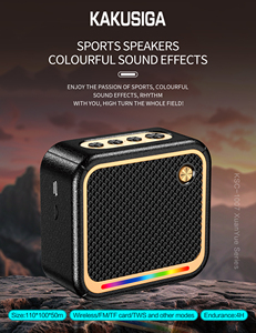 Kakusiga स्पोर्ट्स वायरलेस स्पीकर उच्च-निष्ठा ध्वनि प्रणाली उत्कृष्ट ध्वनि गुणवत्ता उत्कृष्ट स्टीरियो ध्वनि प्रभाव स्पीकर - Product Image 4
