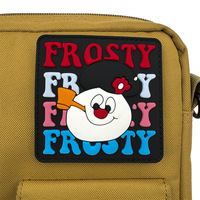 Siap Kirim Patch Karet 3D PVC Kapten Moral Bentuk Pipa Persegi Cocok untuk Tas Taktis dan Topi