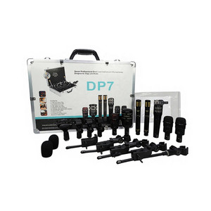Kit Microfoni per Batteria DP7 7 Pezzi: Microfoni Dinamici e a Condensatore per Grancassa, Rullante e Tom, per Performance Live e Palcoscenico - Product Image 1