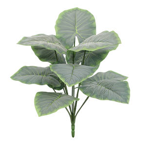 Simulasi kualitas tinggi daun Banyan Dekorasi Rumah Natal wisuda buatan hijau Turtleback daun - Product Image 5