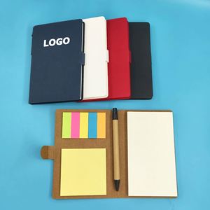 Juego de Notas Adhesivas de Papel Kraft con Logotipo Personalizado y Bolígrafo - Bloc de Notas Reciclado Ecológico para Regalos Promocionales - Product Image 2