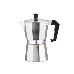 Classic Italian Style Moka Pot Manual Portable Espresso Coffee Maker round Ceramic with Lid Expensive Coffee Machine coffe pot