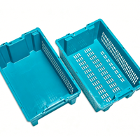 TSS-RBTB 600*400*230 Boîte de manutention en plastique PP 2,5 mm d'épaisseur, emboîtable et empilable, réutilisable, robuste, 40L pour supermarché