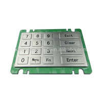 Panelmount Robuste clavier numérique industriel ATM en métal à 16 touches