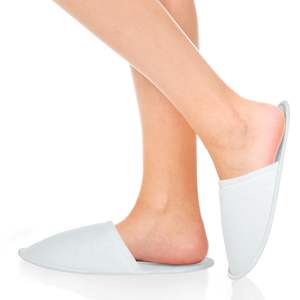 รองเท้าแตะสำหรับแขกแบบใช้แล้วทิ้งสำหรับโรงแรมร้านความงามรองเท้าแตะสำหรับสปาแบบใช้แล้วทิ้งไม่ลื่นด้านล่างสะอาด - Product Image 1