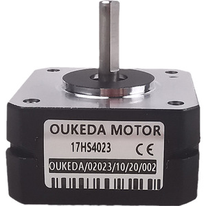มอเตอร์ Oukeda รุ่น 17HS4023 มอเตอร์สเต็ปเปอร์ Nema 17 แรงดัน 12V แรงบิด 0.5 นิวตันเมตร แกนหมุน 5 มม. - Product Image 1