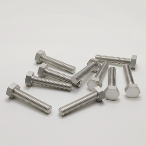 Sıcak satış DIN 933 altıgen başlı vida temizle anodize 7075-T6 alüminyum altıgen başlı cıvata - Product Image 2
