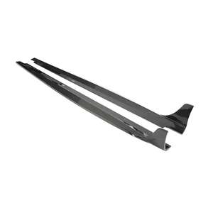 Pour <span class=keywords><strong>Audi</strong></span> A5 B9.5 S5 S Line 2021-2024 Spoiler de lèvre d'extension de jupe latérale en Fiber de carbone véritable - Product Image 3