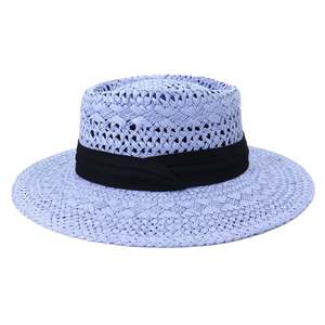 Sombrero Panamá Unisex J355, Estilo Fedora, para Viajes, Playa, Pesca, Casual, Vacaciones, Verano, con Ala Ancha - Product Image 5