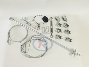 Palo per traliccio metallico zincato a caldo a Y per <span class=keywords><strong>la</strong></span> coltivazione delle viti, regolabile in altezza - Product Image 3