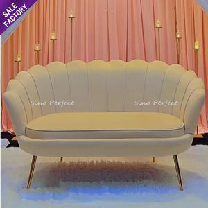 Nuevo Estilo de Decoración para Bodas, Muebles para el Hogar, Eventos, Sofá para Novios, Sofá con Patas de Acero Inoxidable para Fiestas y Hoteles - Product Image 1