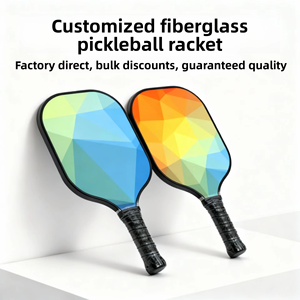 Raquette <span class=keywords><strong>de</strong></span> pickleball professionnelle multicolore en fibre <span class=keywords><strong>de</strong></span> verre avec technologie <span class=keywords><strong>de</strong></span> contrôle <span class=keywords><strong>de</strong></span> la rotation pour l'entraînement des adultes - Product Image 2