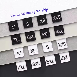 Etiqueta de Ropa Personalizada al por Mayor de Fábrica, Etiqueta de Algodón con Logotipo de Marca y Talla, Etiqueta Impresa en Satén para Pequeñas Empresas - Product Image 3