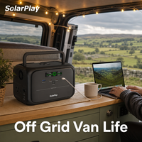 Générateur solaire portable Solarplay Q300 288Wh LiFePO4 pour le camping et la vie en van, 300W