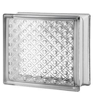 Gạch Thủy Tinh Mịn Pristal Khối Trong Suốt Trung Tính Tinh Khiết Clearview 19X19X8 Cm-6 Miếng - Product Image 1