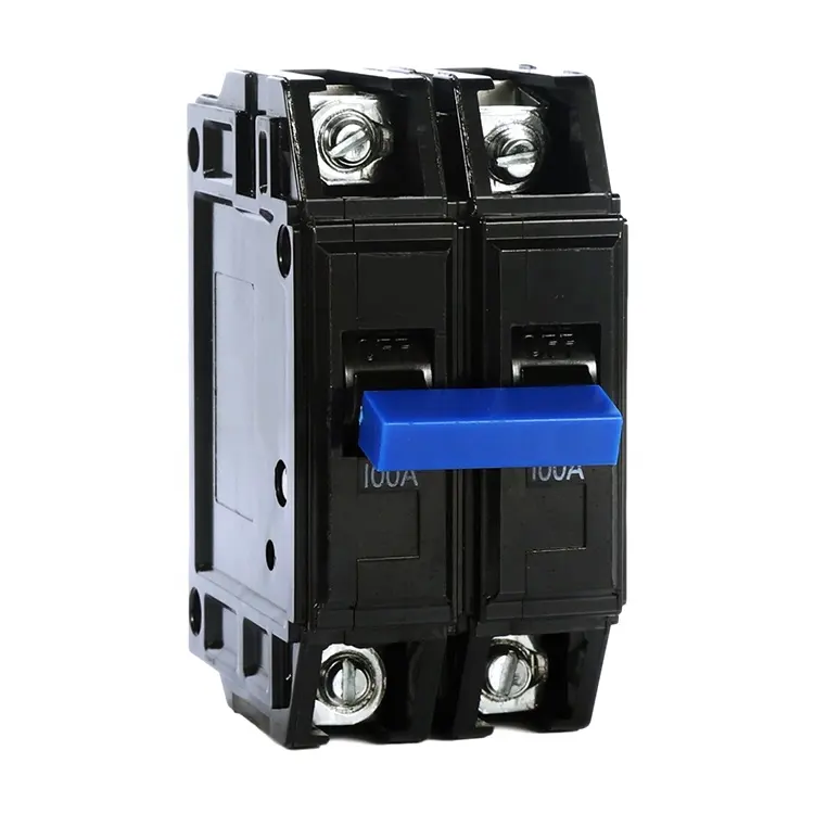 Manufacturers 2 pole 80A 100 Amps miniature smart circuit breaker safety breaker BH bolt-on type mcb micro circuit breaker price