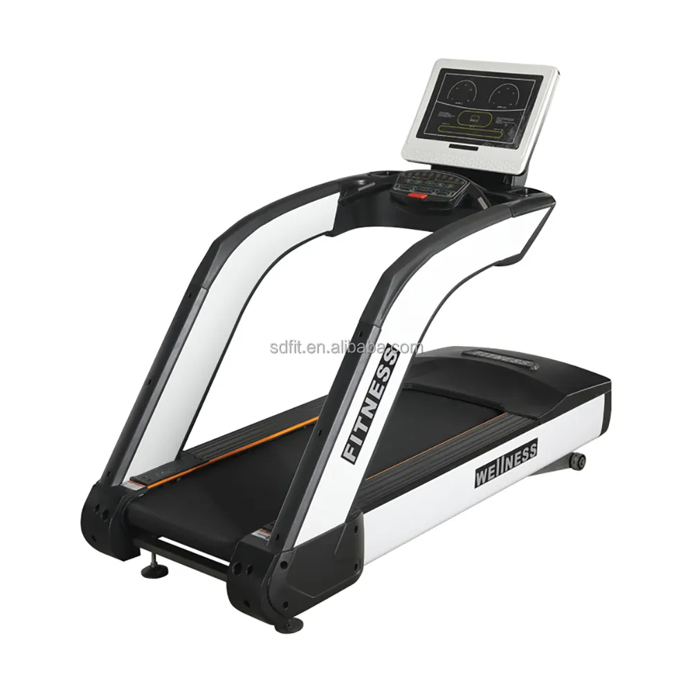 Kommerzielles Fitness studio Fitness Laufband Sport Fitness Laufmaschine Tragbares elektrisches Laufband mit großem Bildschirm