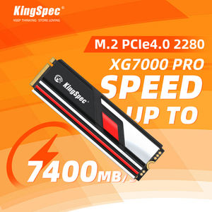 KingSpec แผงระบายความร้อน512GB 1TB 2TB 4TB ระบายความร้อนสำหรับเล่นเกม SSD M.2 PCIe 4x4 NVMe PCIe 4.0สำหรับ PS5 - Product Image 2