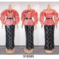 Robes de Soirée Grandes Tailles pour Femmes, Robe Longue de Luxe Africaine à Paillettes, Élégante Tenue de Cérémonie Turque pour Dames Ankara