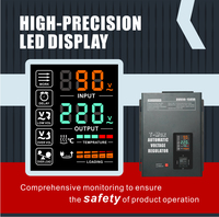 Stabilisateur de tension monophasé à relais AC mural DVR90-15KVA 90V-280V pour toute la maison