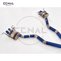 Système d'échappement Catback à tuyau en X de longueur égale avec soupape Ecnal pour Bentley Continental GT 4.0T Titanium 2012-2017