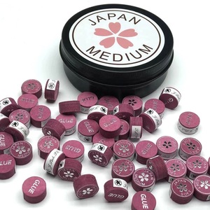 Puntas de Taco de Billar Sakura Multicapa de 14 mm, Puntas de Taco de Billar de Piel de Cerdo de Alta Elasticidad para Billar Chino de 8 y 9 Bolas - Product Image 1