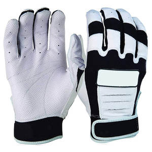 Venta caliente Guantes de bateo de béisbol con logotipo personalizado Fabricación profesional Guantes de bateo de béisbol de cuero digital de piel de cabra - Product Image 1