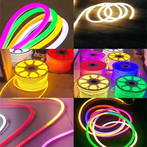 Bande LED néon, lumières d'anniversaire pour décoration, enseigne, corde USB, accessoires LED néon RGB, tube en silicone LED, néon flexible - Product Image 4