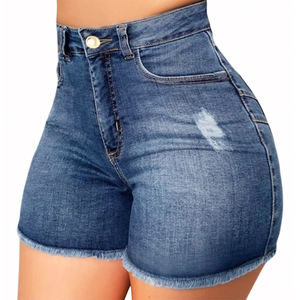 Shorts <span class=keywords><strong>Vaqueros</strong></span> <span class=keywords><strong>Rotos</strong></span> para <span class=keywords><strong>Mujer</strong></span> TONGYANG, Shorts de Mezclilla Desgastados, Cintura Alta, Ajustados, Duraderos, para Verano - Product Image 5