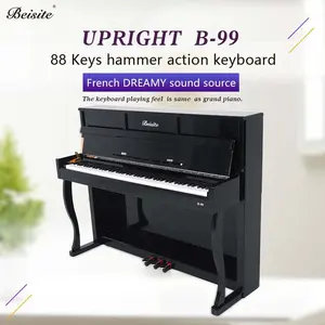 Upright 88-key Hammer Action Keyboard Electric Digital Piano