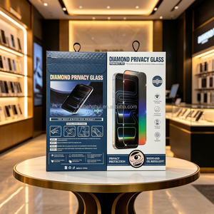 180 °   Película Protectora para Teléfono con Pegamento Completo, Empaque en Caja 3D, Impresión Personalizada, Caja Todo en Uno para Cristal Templado con Adhesivo Completo - Product Image 6