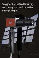 Projecteur Gobo Optique Métallique ZSYB YG-60 à Forme Personnalisable pour Photographie, Projecteur de Lumière Spot et Snoot