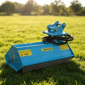 Broyeur hydraulique à fléaux haute productivité pour excavatrice, idé<span class=keywords><strong>al</strong></span> pour l'entretien des pentes et des ceintures vertes - Product Image 1