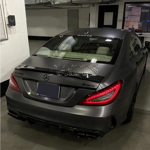 สปอยเลอร์หลังคาร์บอนไฟเบอร์ทรง R สำหรับตกแต่งรถยนต์ CLS C218 W218 ปี 2011-2019 - Product Image 5