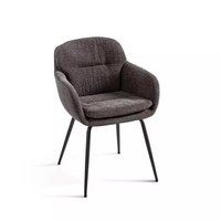 Chaise de maquillage et de coiffure, mobilier de maison, design moderne et minimaliste en métal, dossier de style crème, luxe léger, pour chambre et nail art