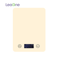 Balance de cuisine numérique portable en verre avec grand écran LCD, calcul intelligent des calories, pesée alimentaire, norme internationale, vente en gros