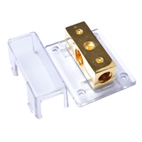 2 Voies Stéréo Audio de Voiture Ampères/Câble de Masse Splitter Bloc de Distribution 1/0ga Prix de Gros à Bajutu pour la Voiture de Bateau de RV