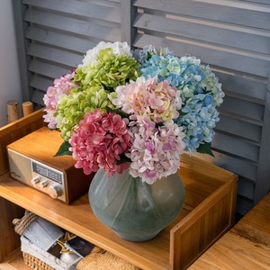 ดอกไฮเดรนเยียประดิษฐ์ CallaFloral ก้านเดี่ยว โพลีเอสเตอร์ ตกแต่งบ้านในร่ม MW52666 - Product Image 1