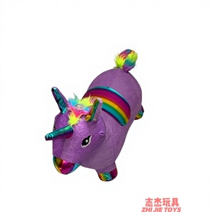 Jouet gonflable en PVC pour enfants, animaux sauteurs (boucs, chevaux, cerfs) pour fêtes - Unisexe - Product Image 2