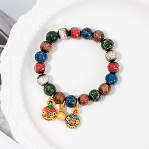 Handmade Iron Natural Stone <b>Necklace</b> with Headscarves for Yoga Room - Product Image 3