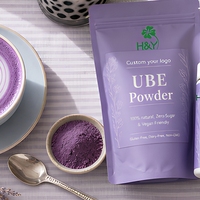 Mélange de poudre de latte Ube, formule personnalisée, fabrication OEM, marque privée
