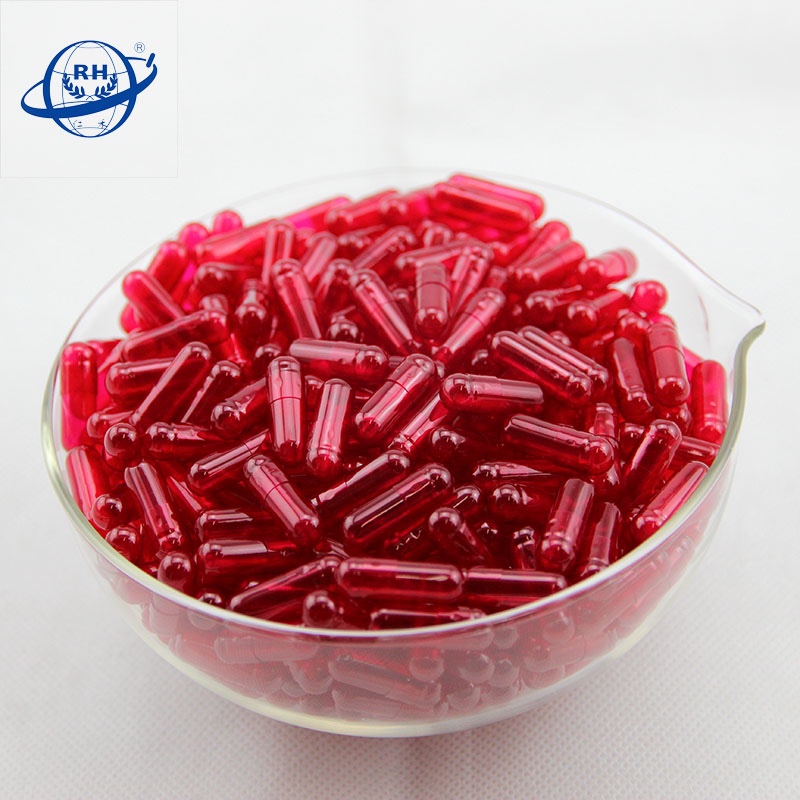 Печатный красочный логотип пустые жесткие желатиновые капсулы Размер 1 в наличии