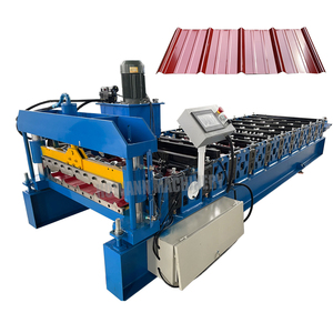 Nhà máy cung cấp xây dựng hình thức làm Máy ép nhà sản xuất kẽm tấm lợp Máy làm - Product Image 1