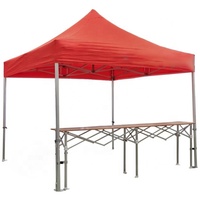 Gazebo d'exposition commerciale de haute qualité 10 * 20ft auvent latéral ouvert Installation instantanée tente d'abri de voiture