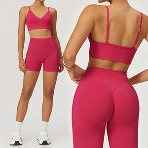 Sport <span class=keywords><strong>Sexy</strong></span> <span class=keywords><strong>Sexy</strong></span> <span class=keywords><strong>Sexy</strong></span> di alta qualità Spandex ragazze reggiseni sportivi per donne atleti - Product Image 4
